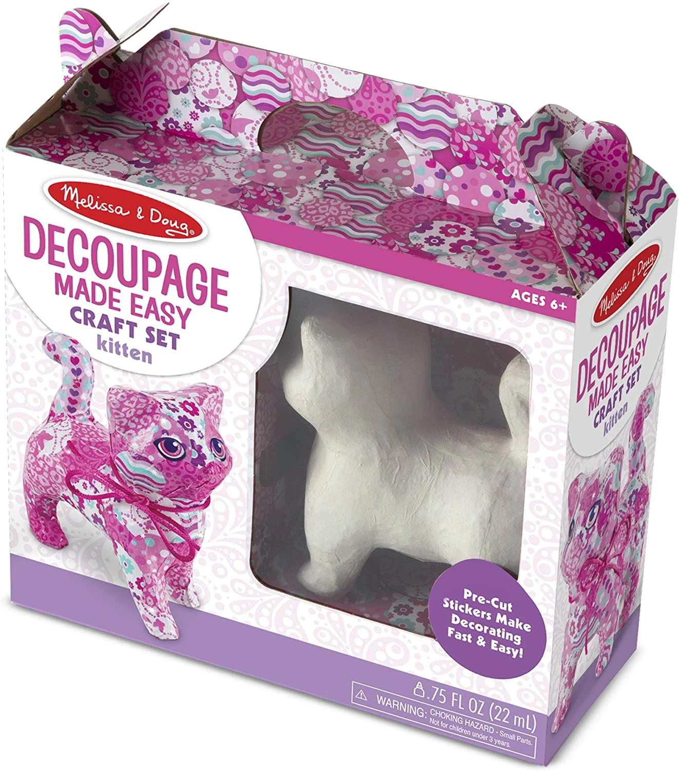 Melissa & Doug Decoupage Made Easy - Kitten - Image 4