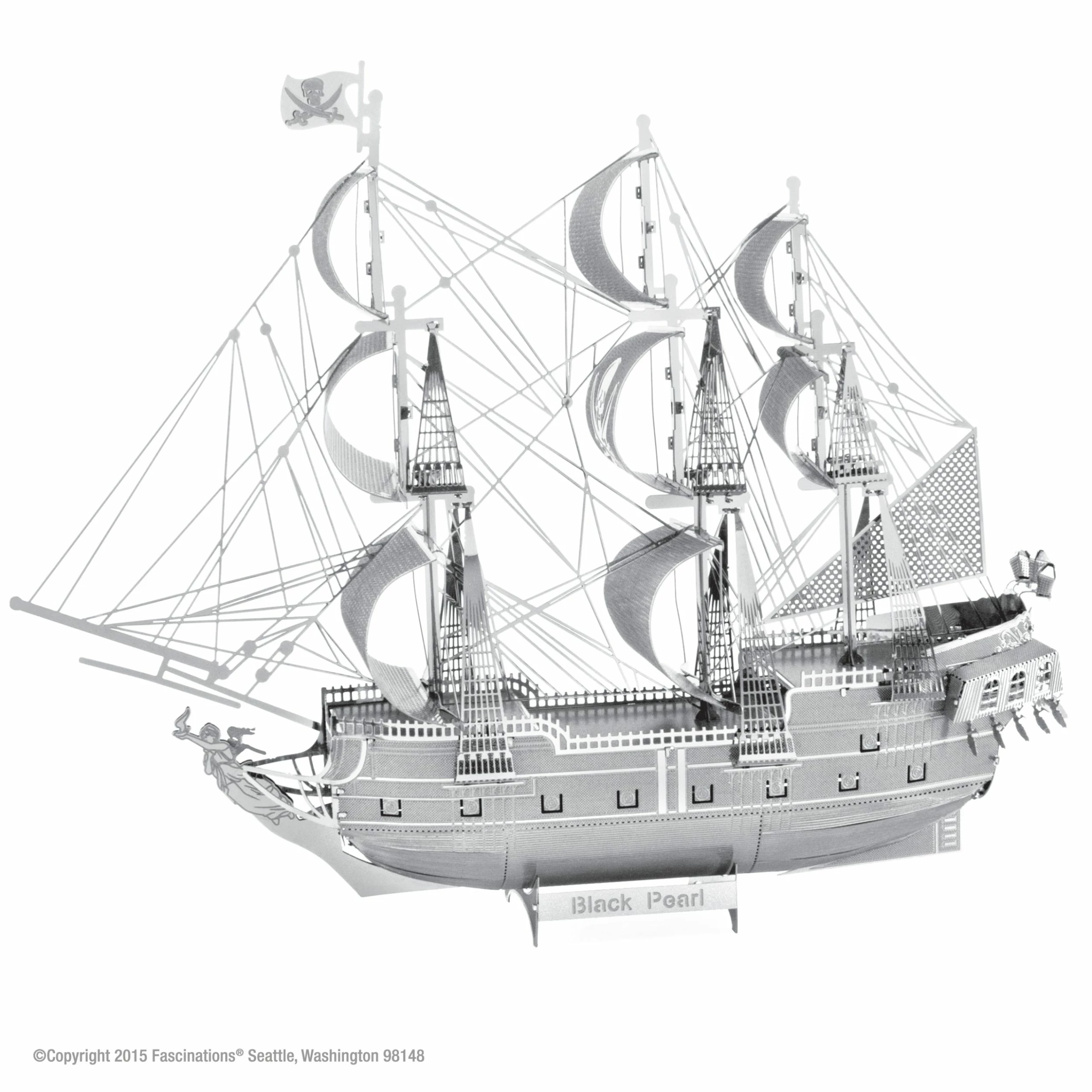 Fascinations Metal Earth Iconx Black Pearl Ship