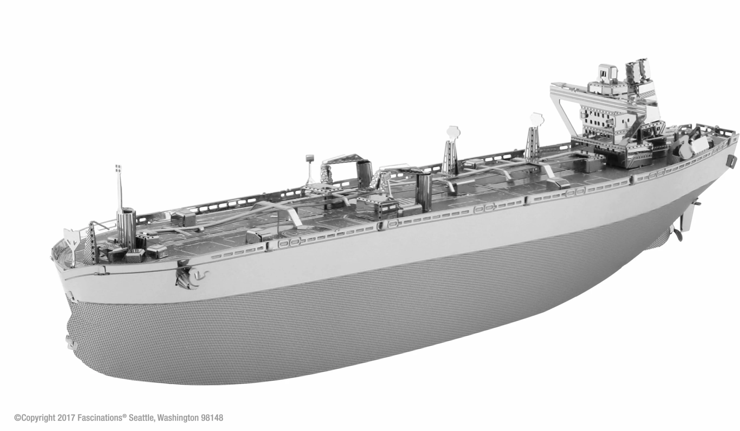 Fascinations Metal Earth Offshore Oil Rig & Oil Tanker Box Gift Set - Image 2