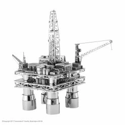 Fascinations Metal Earth Offshore Oil Rig & Oil Tanker Box Gift Set