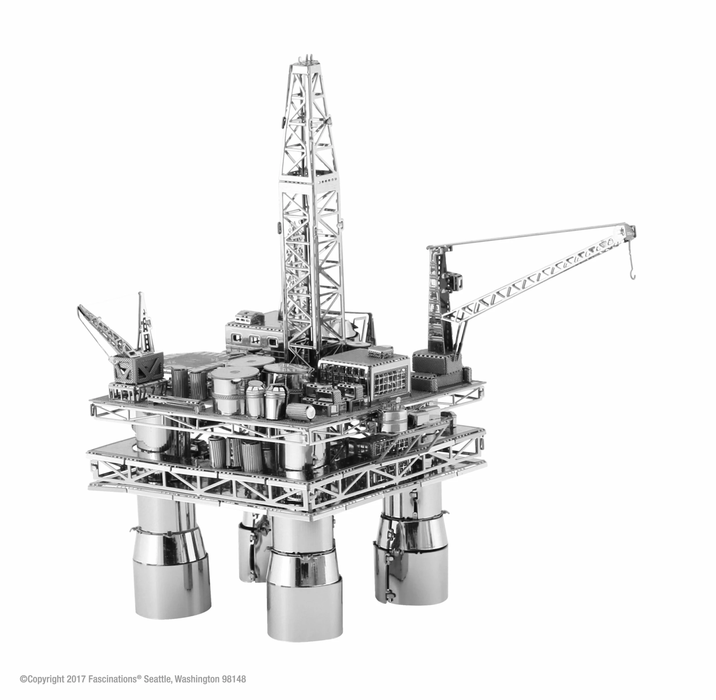 Fascinations Metal Earth Offshore Oil Rig & Oil Tanker Box Gift Set