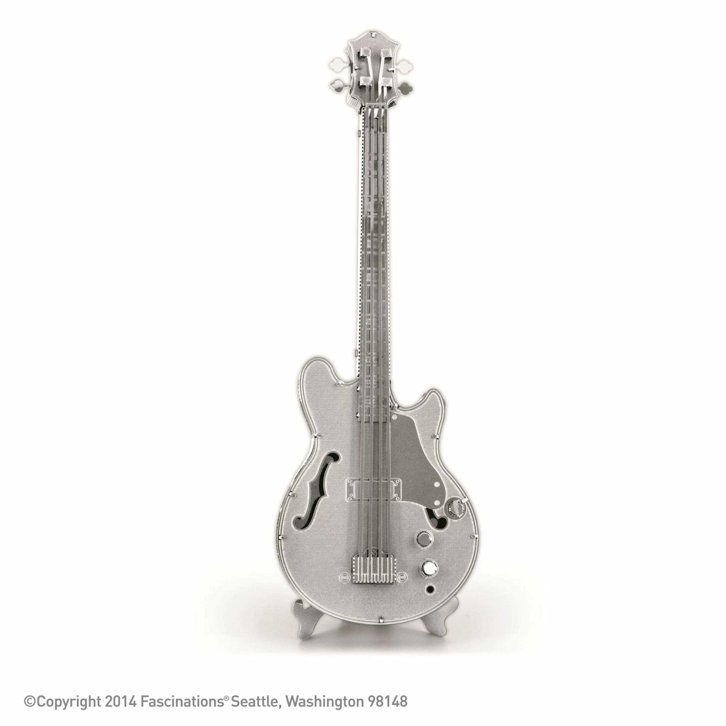 Fascinations Metal Earth Electric Bass Guitar