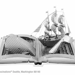 Fascinations Metal Earth Moby Dick Book Sculpture