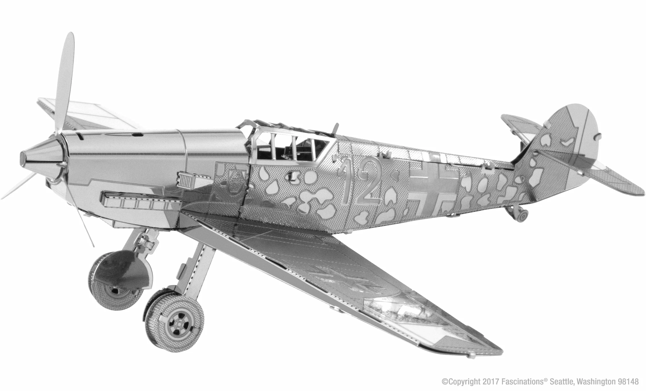 Fascinations Metal Earth Messerschmitt Bf-109 Plane